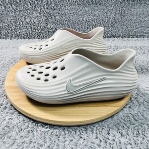 Nike ReactX Rejuven8 Shoes Mens Size 8 Beige Slip On Clog Sandals HV5060-100